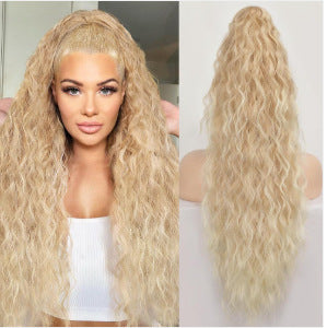 Grip Ponytail Fluffy Long Curly Hair Horse Tail Wig
